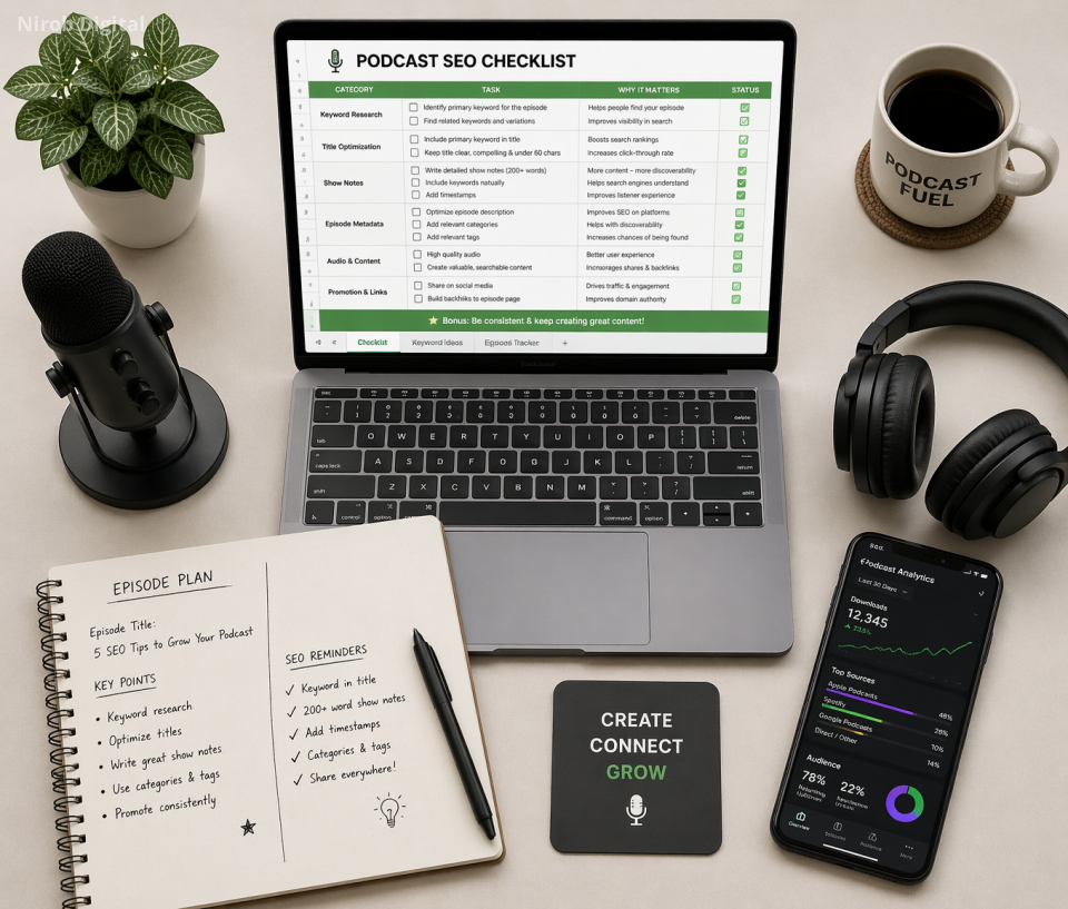 Podcast SEO Checklist & Complete Guide